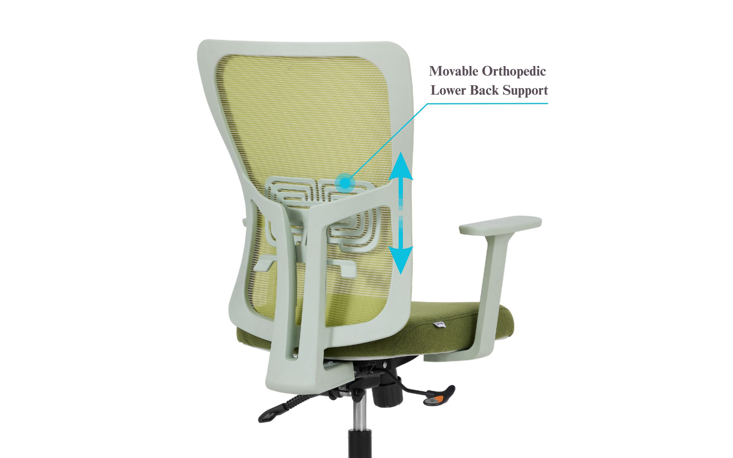 Scaun de birou Cosmo, verde  10